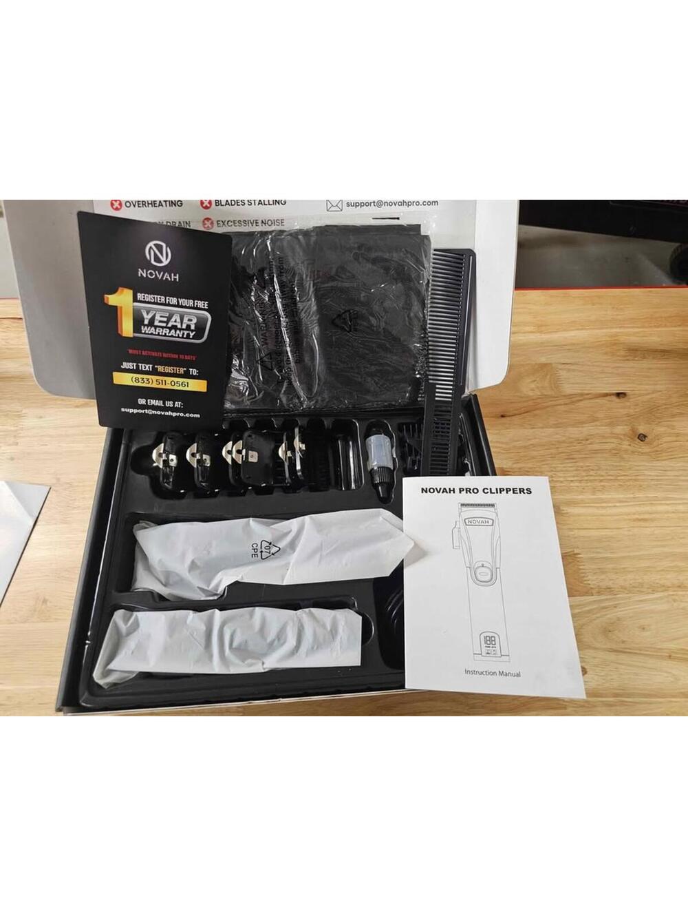 Novah Pro Clipper Set + Jiani Beard Care Bundle